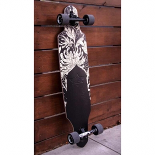 DUSTERS Longboard California Channel Blooming blk/wh